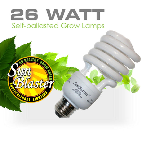 SunBlaster CFL Bulb 26W 2700K - Indoor Farmer