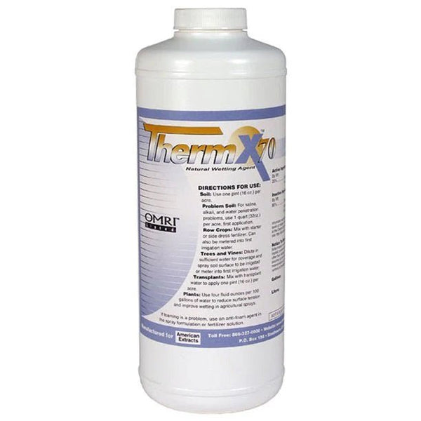 ThermX - 70 Yucca Extract (Wetting Agent) 1 QT - Indoor Farmer