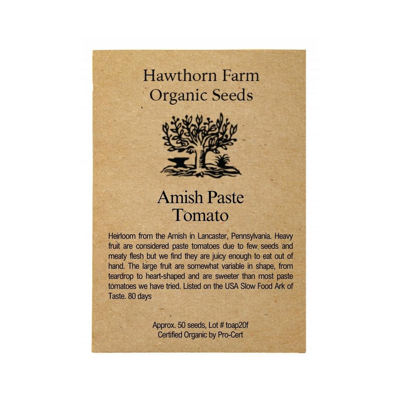 Tomatoes - Amish Paste Seeds - Indoor Farmer