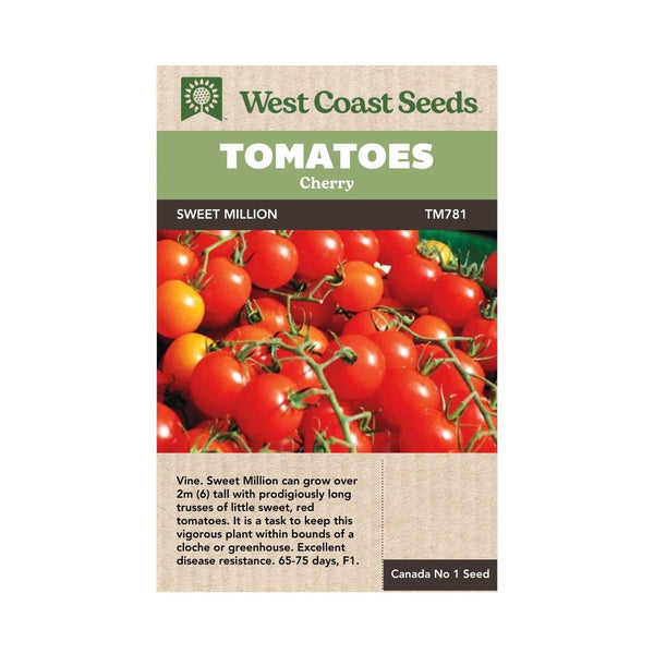 Tomatoes - Sweet Million Cherry Tomato Seeds 25 seeds - Indoor Farmer