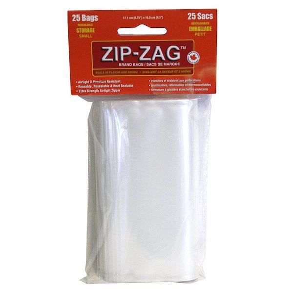 ZIP - ZAG Original Smell - Proof Bags Small - 17.1CM X 16CM (25 PACK) - Indoor Farmer